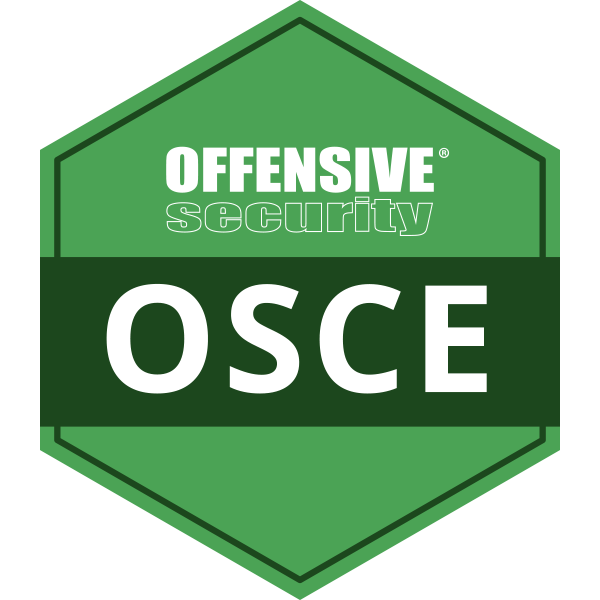 OSCE — Offensive Security Certified Expert OSCE — Offensive Security Certified Expert